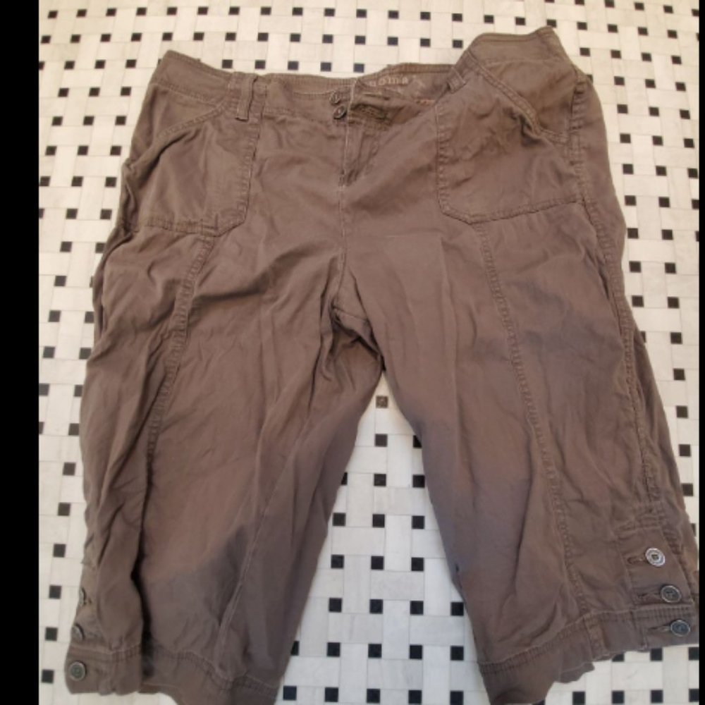 Sonoma brown capris